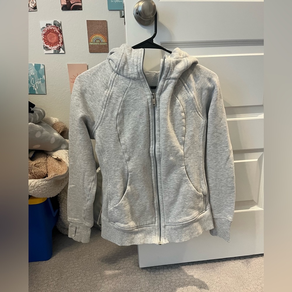Lululemon gray scuba define jacket